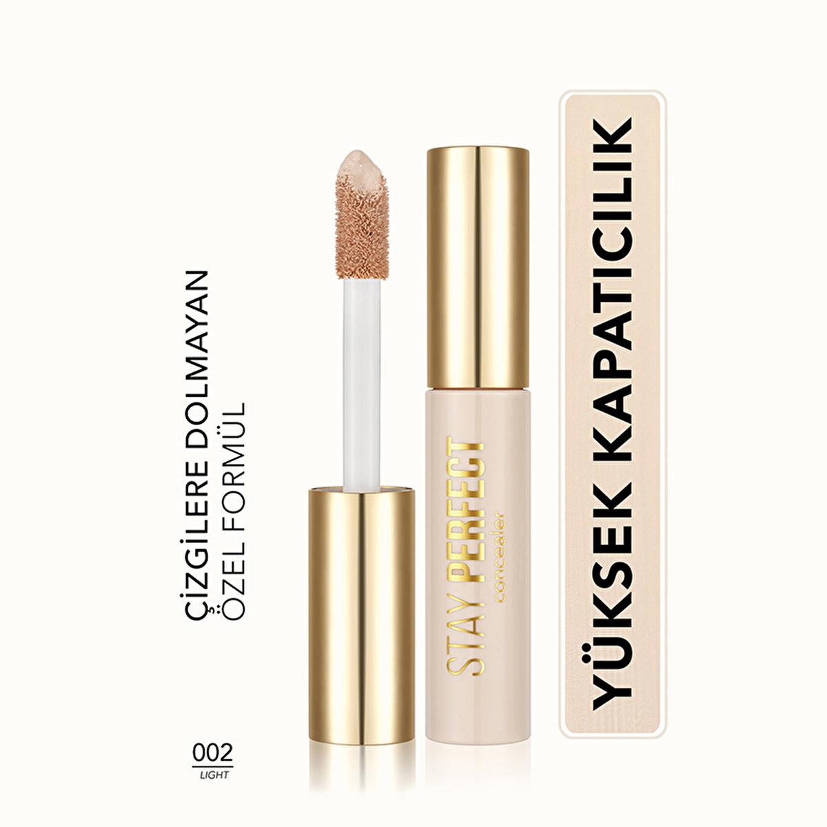 Flormar Stay Perfect: High Pigment Concealer - Long Lasting, Natural Finish, Full Coverage - Conceals Dark Circles & Blemishes by Beauty Care Bag