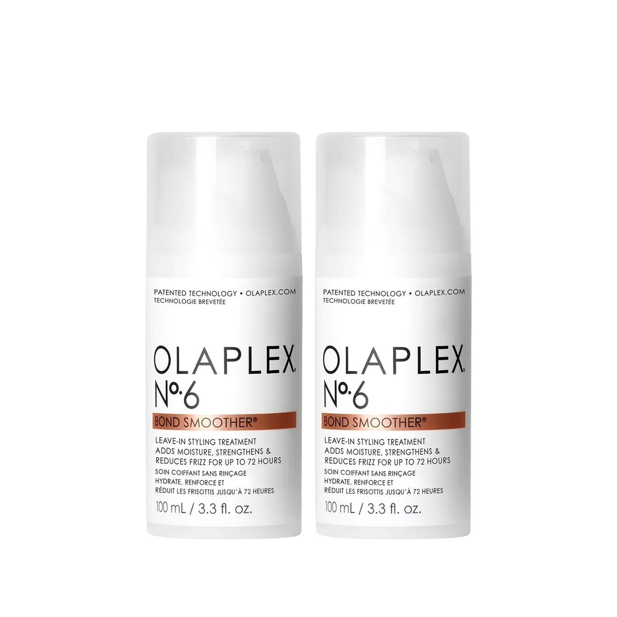 Olaplex Bond Smoother No:6 - Hair Repair & Smoothing Treatment for Damaged Hair, 100ml x2Hair MaskTorqelo.com