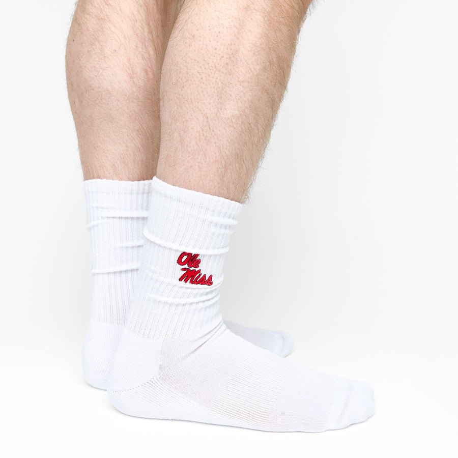 Ole Miss Campus Crew SocksLicensed College SocksTorqelo.com