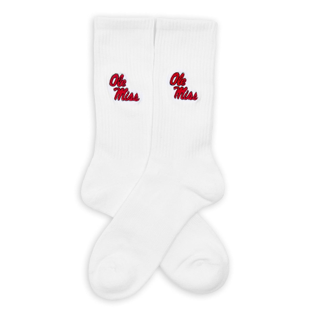 Ole Miss Campus Crew SocksLicensed College SocksTorqelo.com