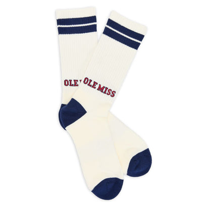 Ole Miss Square 4-PackLicensed College SocksTorqelo.com