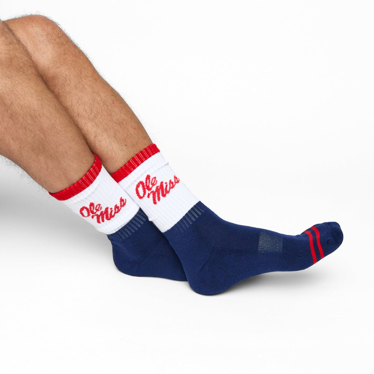 Ole Miss Square 4-PackLicensed College SocksTorqelo.com