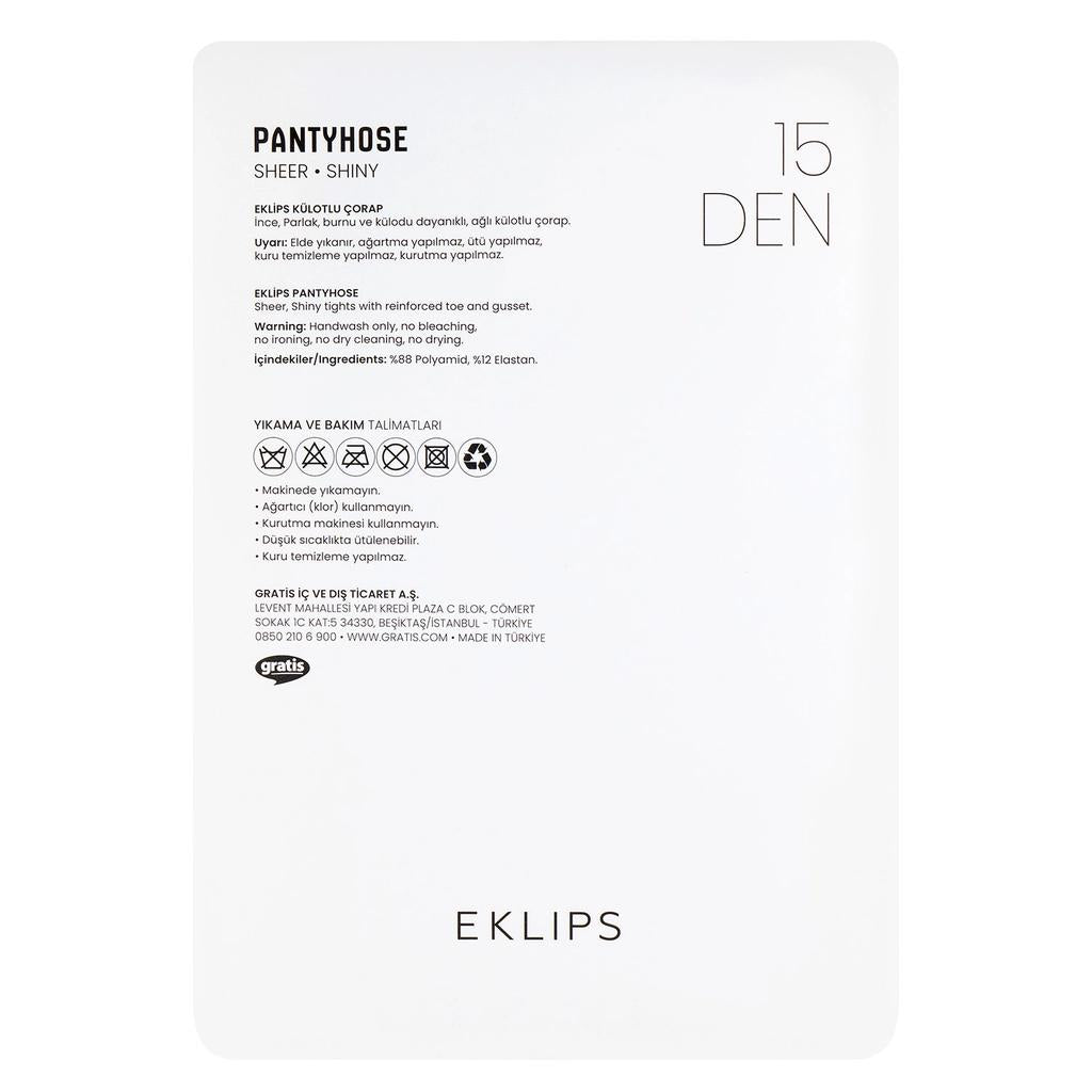 Eklips Plum Pantyhose Soft & Stretchy Tights Size L by Beauty Care Bag