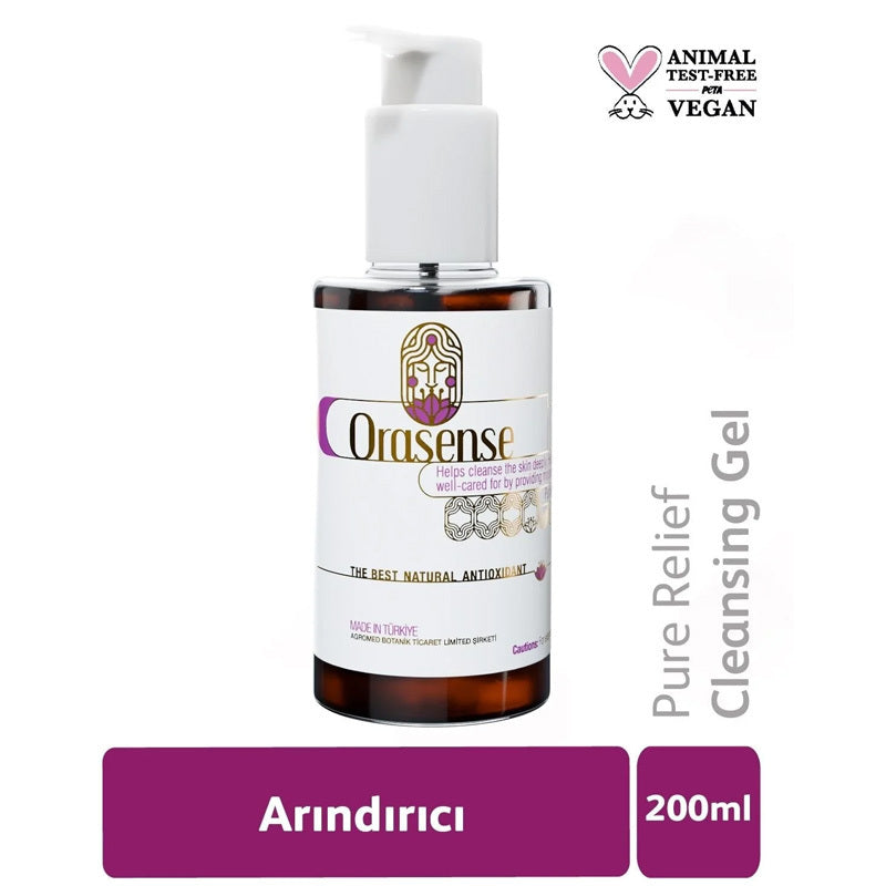 Orasense Pure Relief Cleansing Gel with Saffron Extract 200 ml by Beauty Care Bag