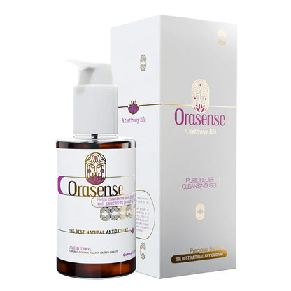 Orasense Pure Relief Cleansing Gel with Saffron Extract 200 ml by Beauty Care Bag