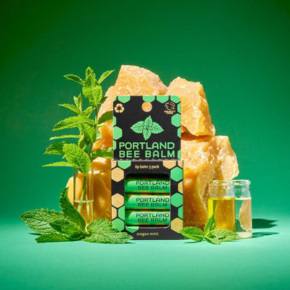 Oregon Mint Beeswax Lip Balm | Portland Bee Balm by Rust & Cinder