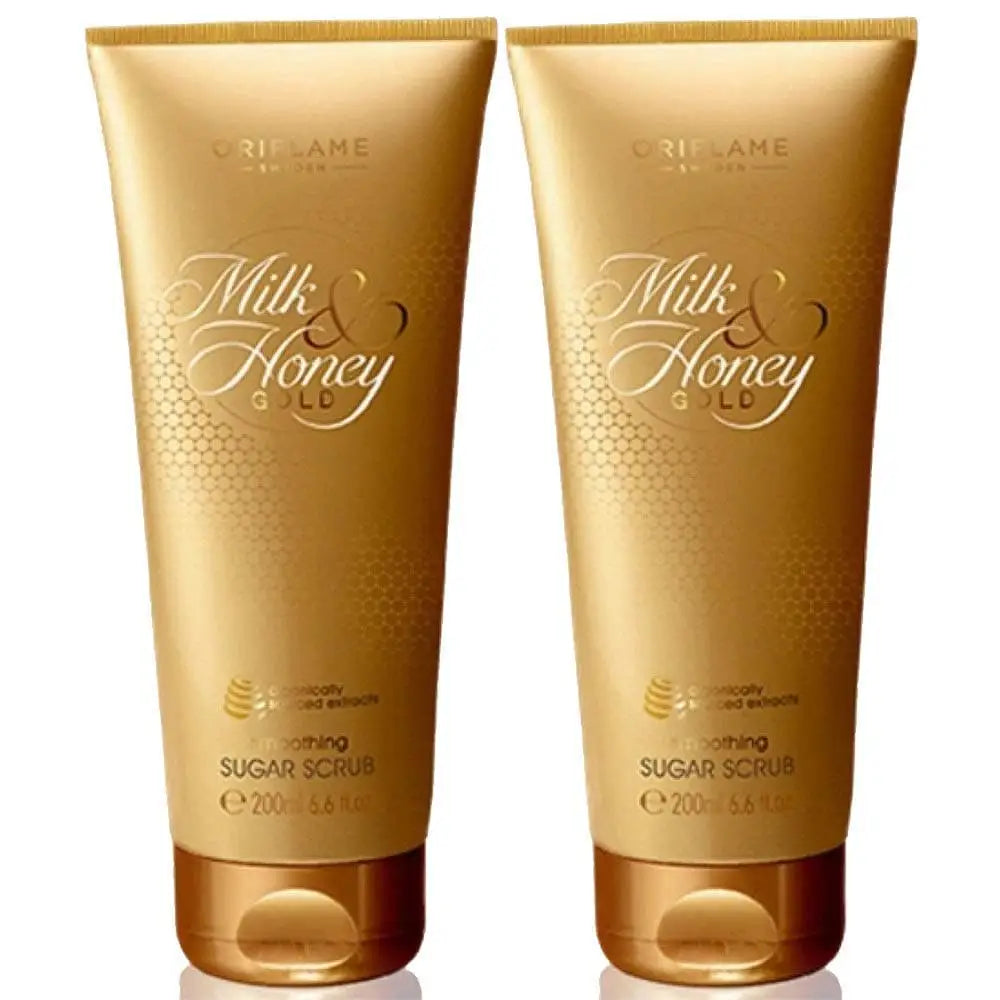Oriflame Milk and Honey Gold smoothing sugar scrub set, 400 ml
