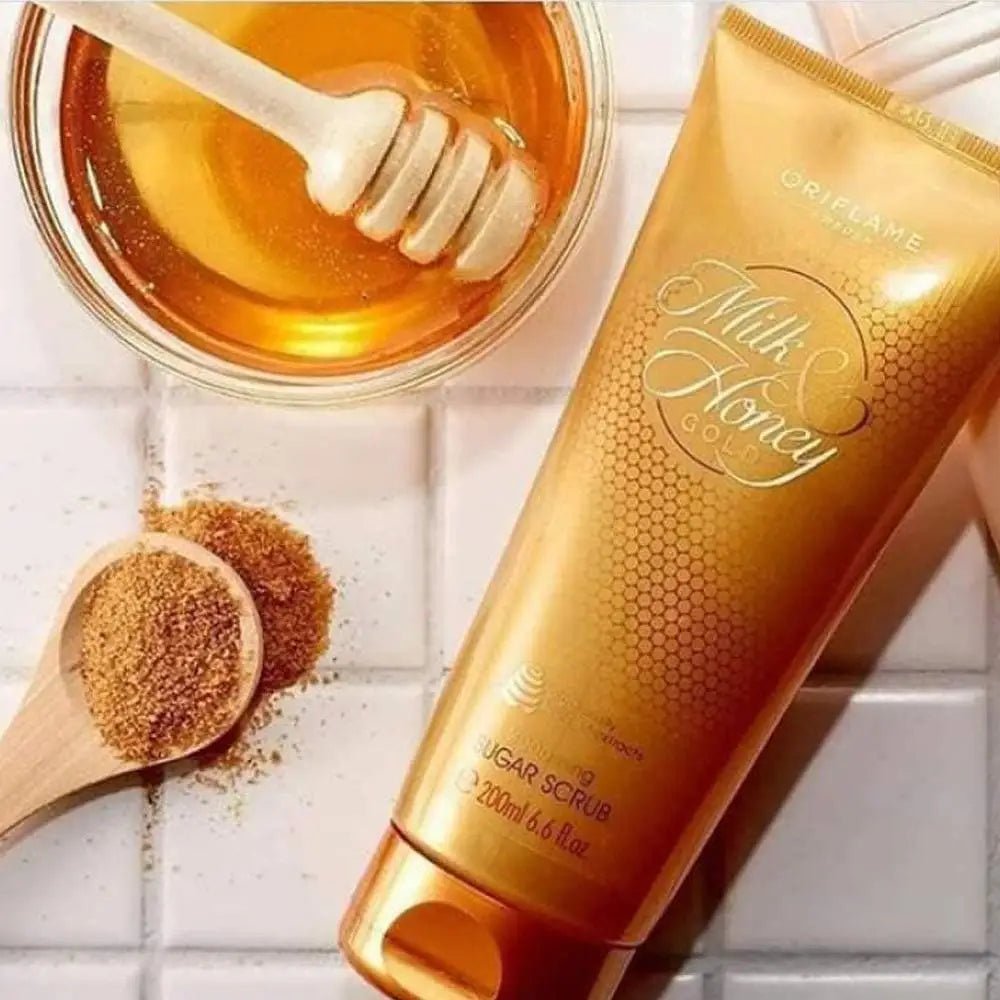 Milk and Honey Gold sugar scrub set – view 2
