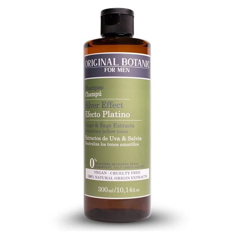 Original Botanic Silver Color Protecting Shampoo for Men 300 ml by Beauty Care Bag