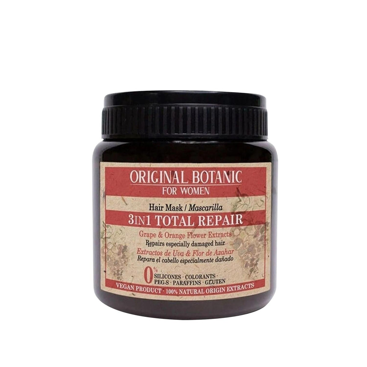 Original Botanic Vegan Hair Care Mask for Women - 3-in-1 Repair & Nourishment, 250mlHair MaskTorqelo.com