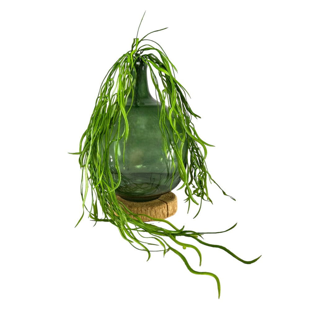 Vintage-Inspired Green Glass Bottle by Rust & Cinder