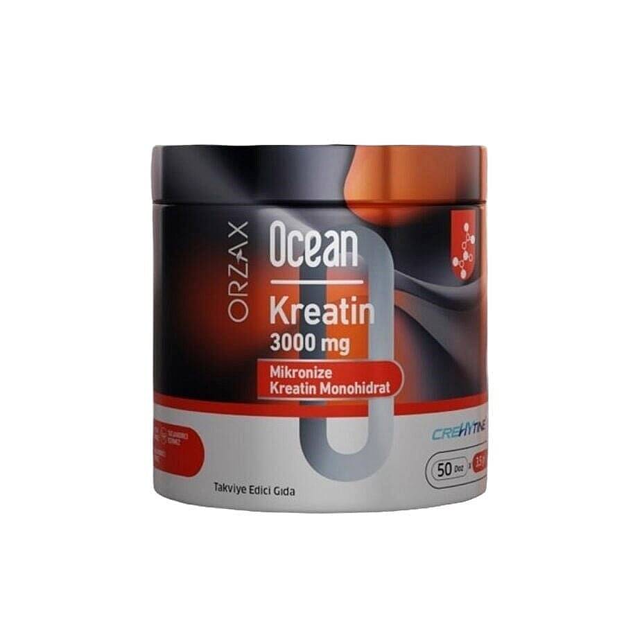 Orzax Ocean Creatine Monohydrate 3000 mg Powder 50 Servings by Beauty Care Bag