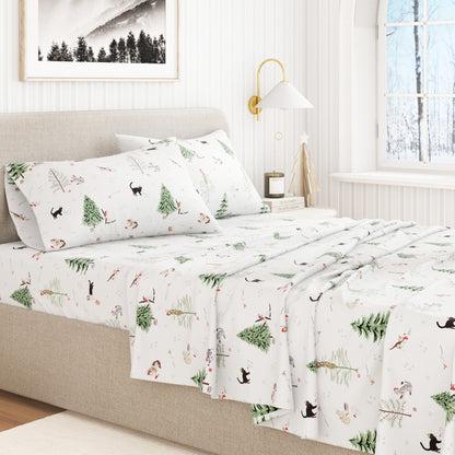 100% Turkish Cotton Flannel Sheet Sets - Boulder Collection by Great Bay Home