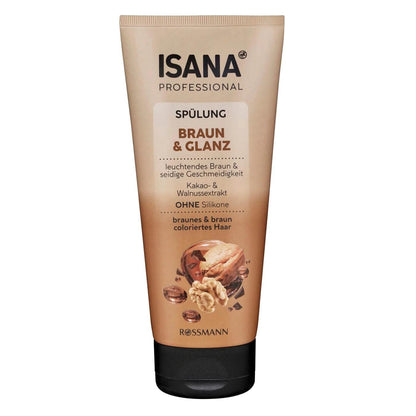 Isana Professional Brown & Shine Conditioner for Vibrant Hair 200ml by Beauty Care Bag