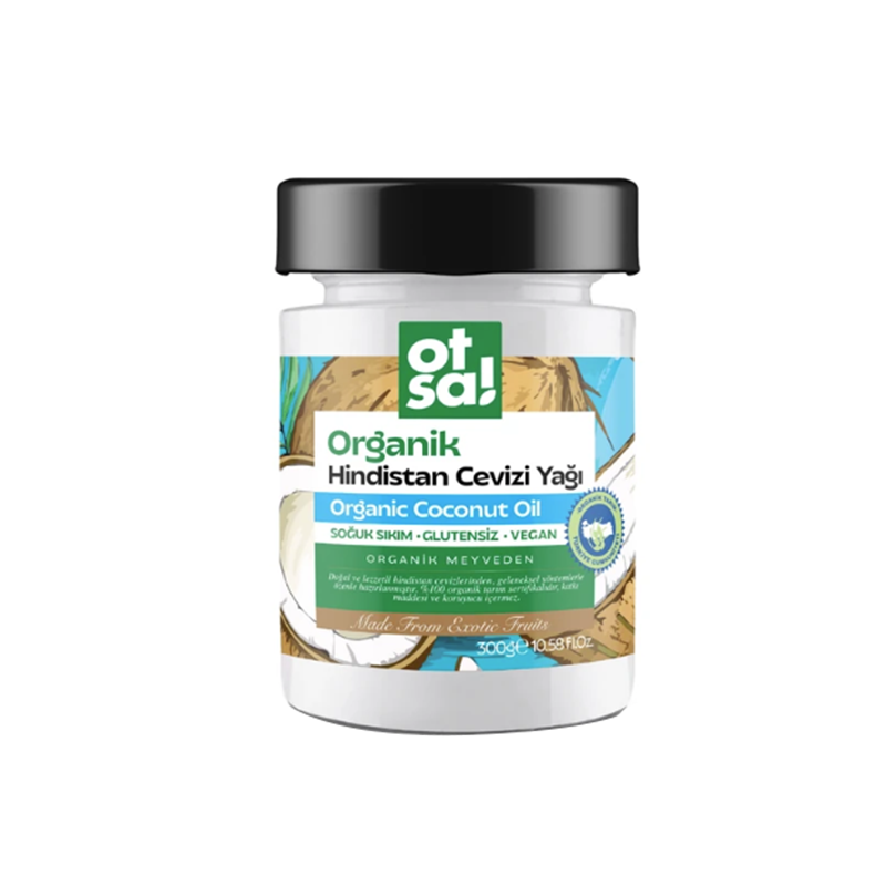 Otsa Organic Coconut Oil for Skin & Hair Care 300g by Beauty Care Bag