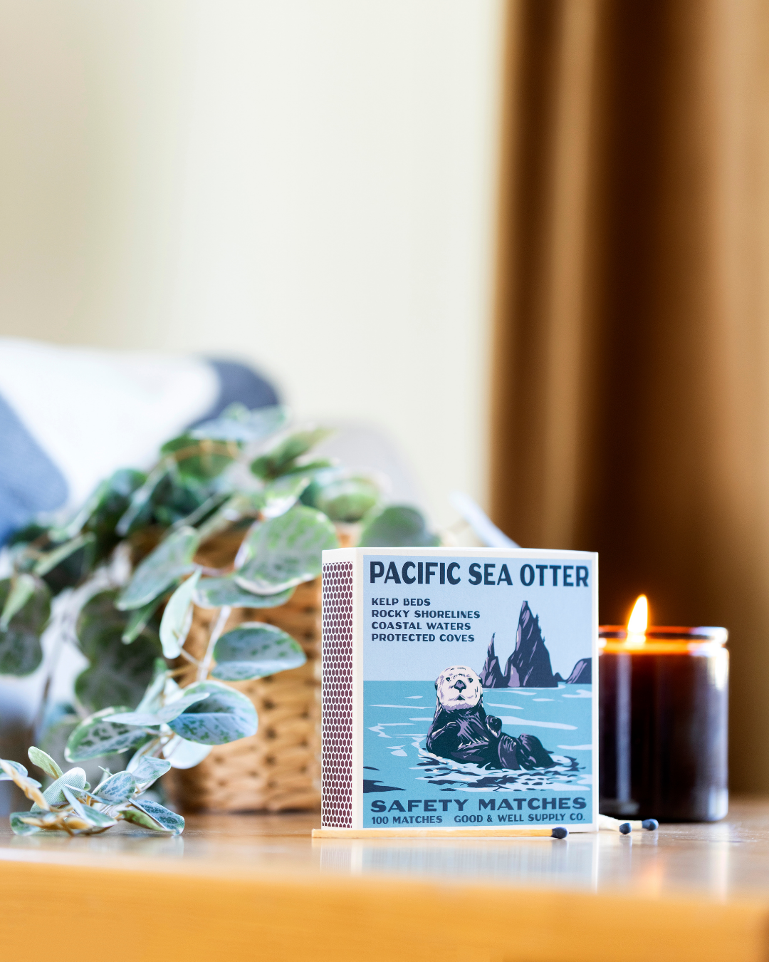 Pacific Sea Otter Cabin Matches by Good & Well Supply Co.