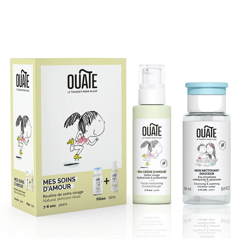 Ouate Paris My Lovable Skincare Routine Set for Girls 7-8 Years by Beauty Care Bag