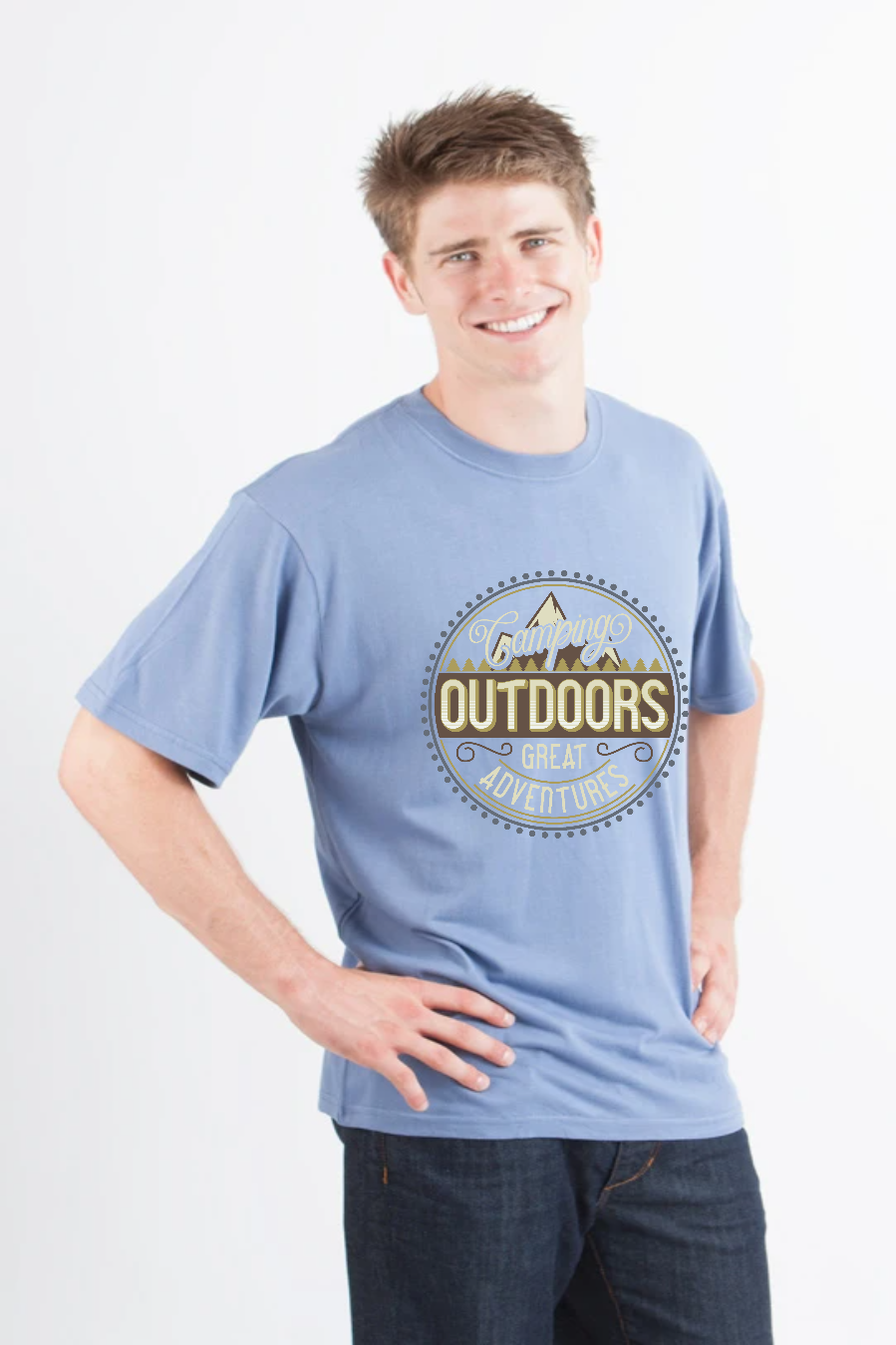 Outdoors graphic t-shirt – view 8