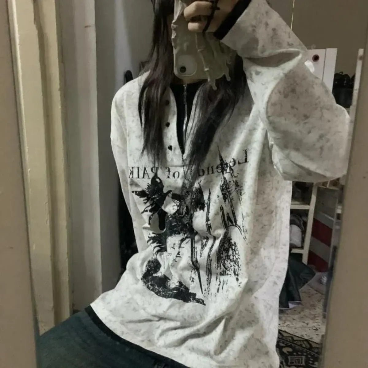 Oversized Gothic T-ShirtUnisex T-ShirtsTorqelo.com