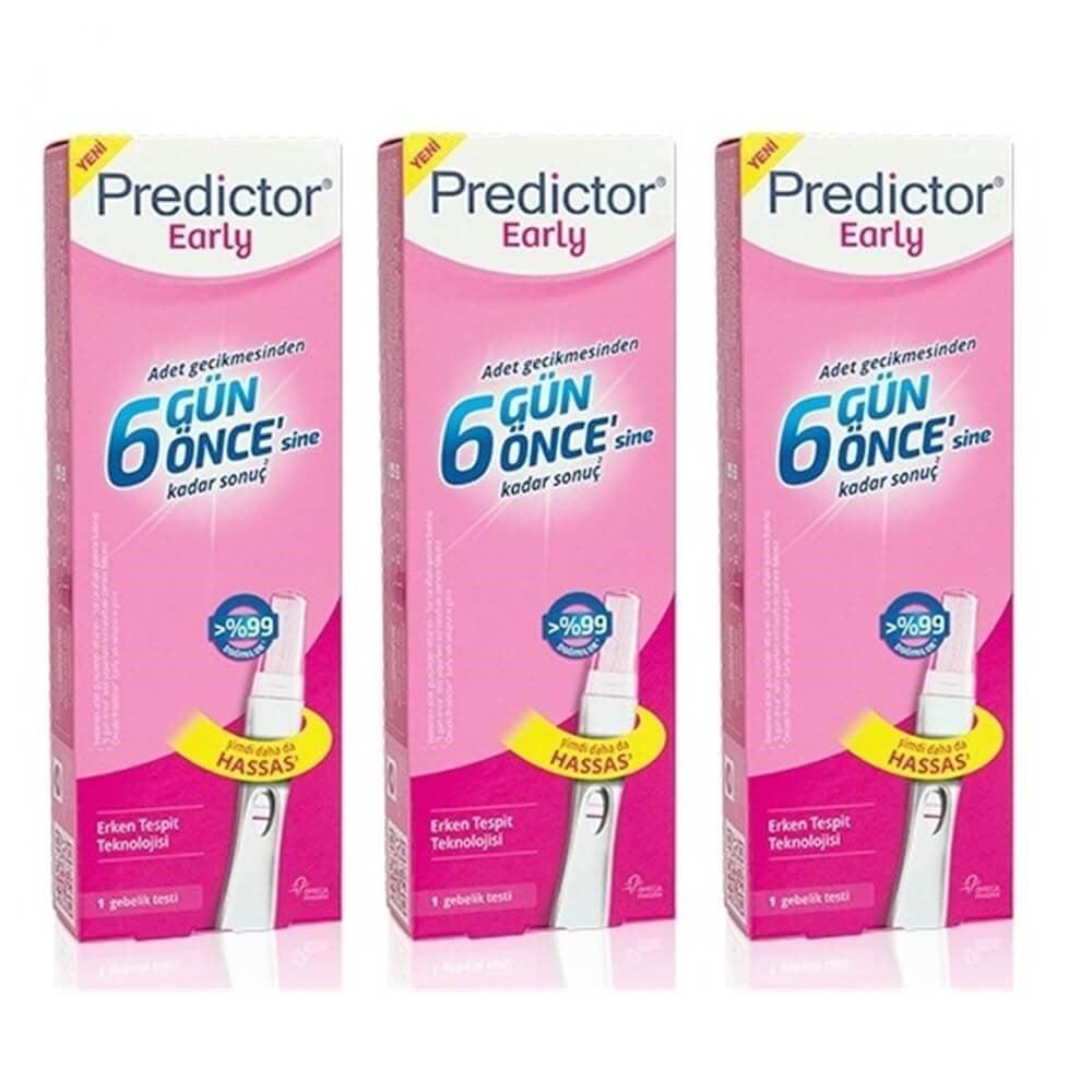 Predictor Early Pregnancy Test Kit 3-Pack by Beauty Care Bag