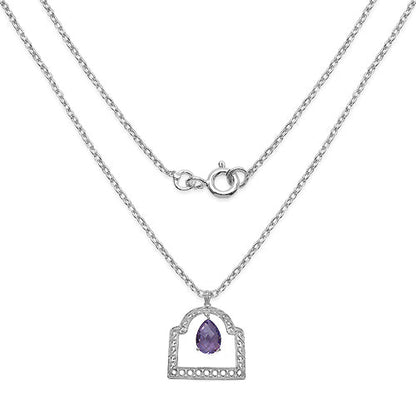 Avera Group 10.70 ct amethyst pendant, view 2