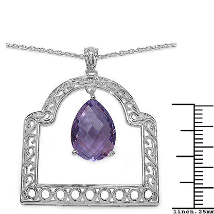 Avera Group 10.70 ct amethyst pendant, view 3