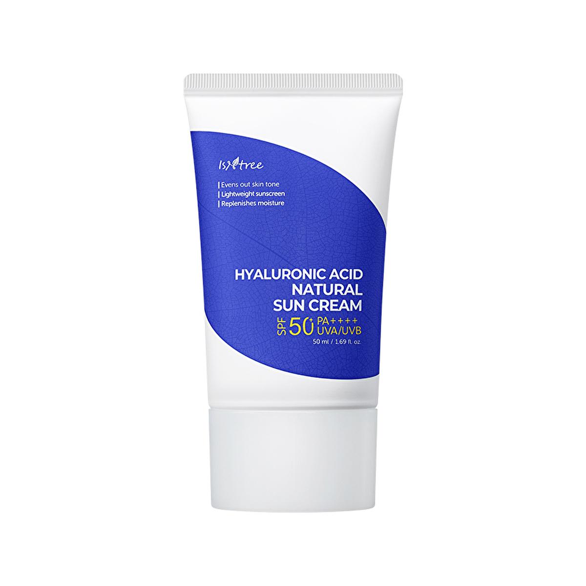 Isntree Hyaluronic Acid Natural Sunscreen SPF 50+ PA++++ - Ultimate Hydration & UV Protection for Sensitive Skin (1.69 fl oz) by Beauty Care Bag