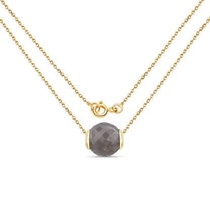16.79 ct barrel-cut grey moonstone pendant by Avera Group, view 2