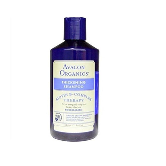Avalon Organics Biotin B-Complex Therapy Shampoo for Hair Loss & Scalp Health - 14 fl oz, Sulfate-Free, Natural Ingredients by Beauty Care Bag