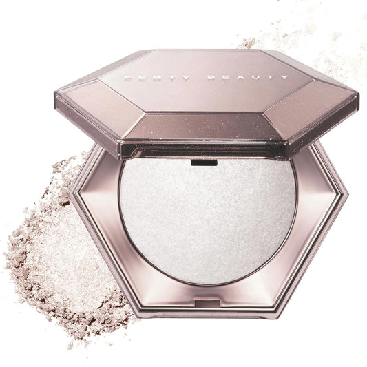 Diamond Bomb: Rihanna's Diamond Veil Highlighter - 3D Glitter, Intense Shimmer, Cruelty & Paraben-Free - Sparkle Face & Body Makeup by Beauty Care Bag