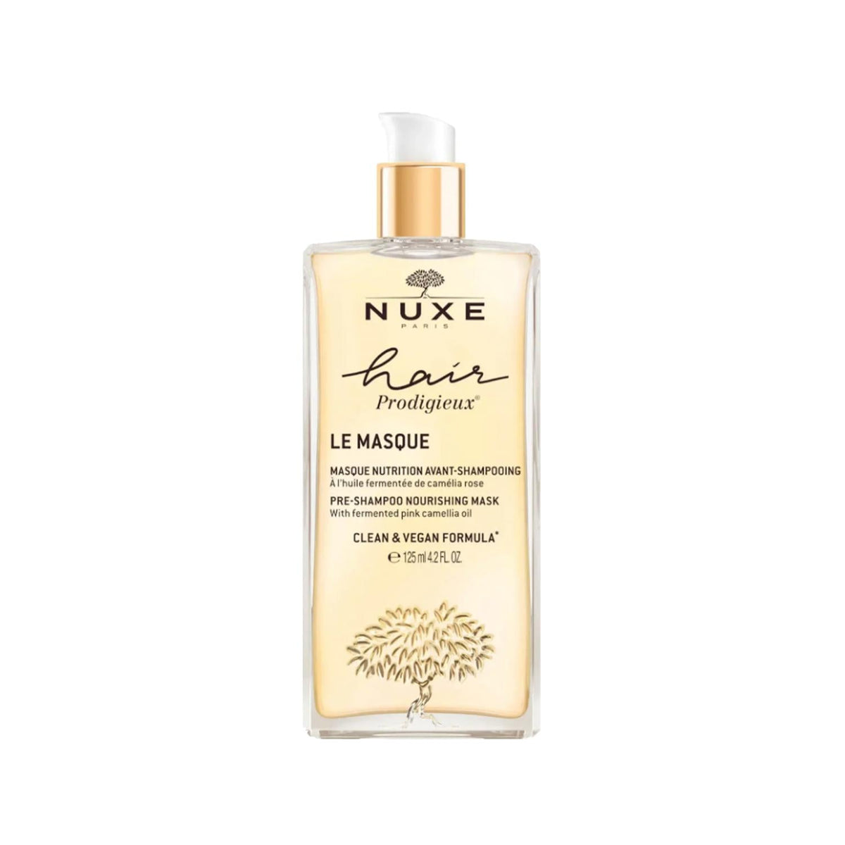 Nuxe Hair Prodigieux: Pre-Shampoo Hair Mask - Deeply Nourishes, Repairs Dry & Damaged Hair with Natural Camellia, Macadamia & Jojoba Oils by Beauty Care Bag