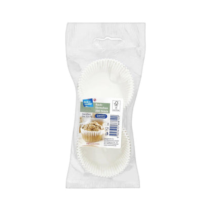Flink Sauber White Muffin Liners Bulk Pack 200 Count by Beauty Care Bag