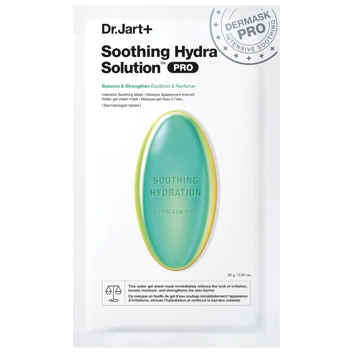 Soothing Hydra Solutionª PRO: Intensive Hydrating Face Mask for Irritated Skin | Beta Glucan, Allantoin & Panthenol for Moisture Balance & Skin Barrier Repair by Beauty Care Bag