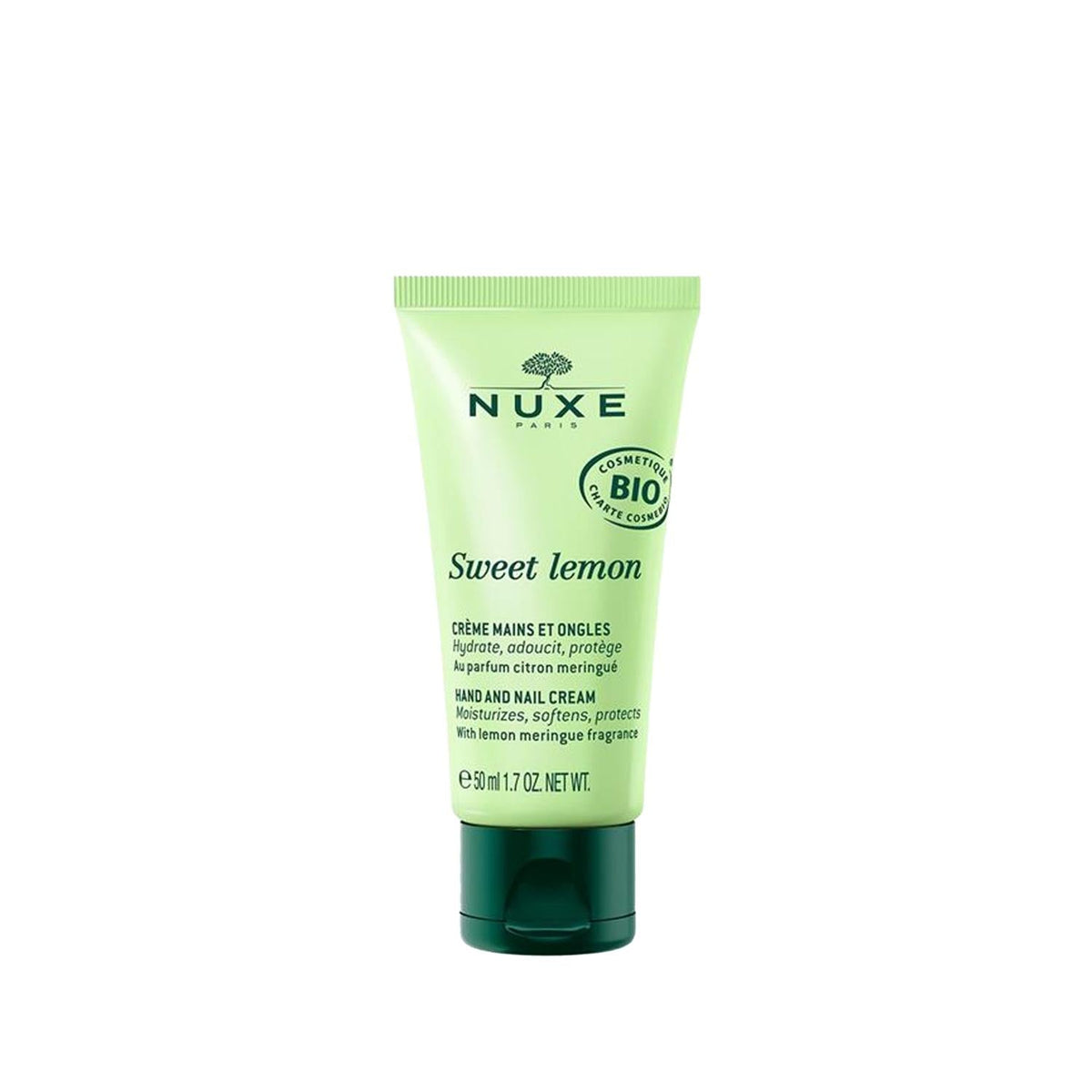 Nuxe Sweet Lemon Hand And Nail Cream - Moisturizing 50ml Hand Cream for Dry Hands and Nails by Beauty Care Bag