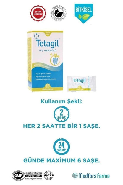 Tetagil teething granules – view 4