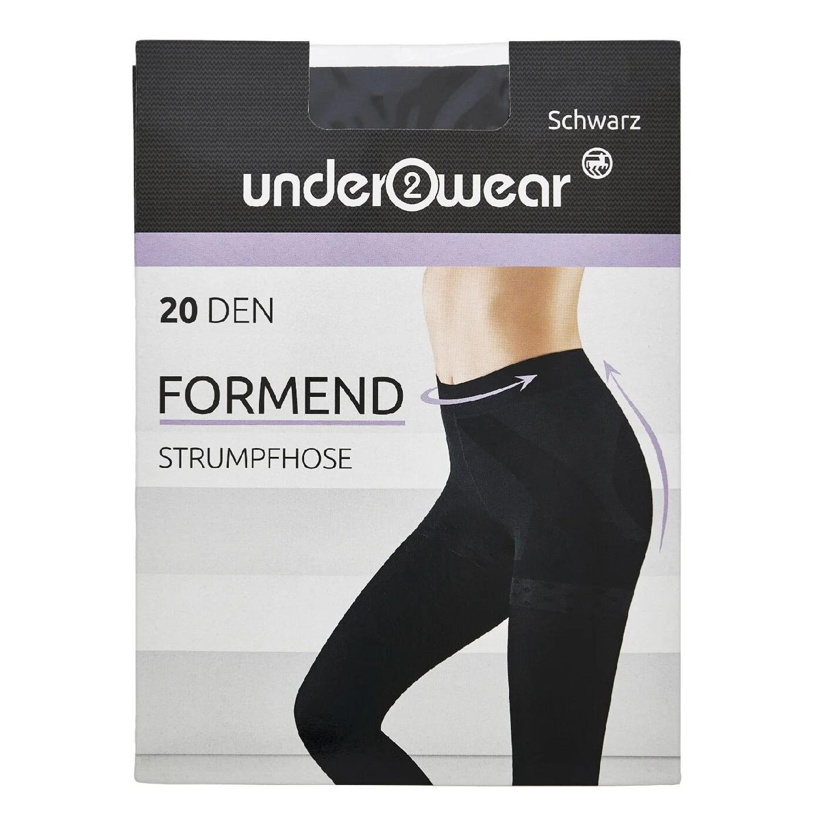 Underwear 20 Denier Shaping Tights Black L Size 1 Pack by Beauty Care Bag