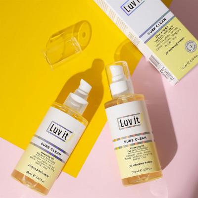 Luv it. Pure Clean Cleansing Oil 200ml - Gentle, Natural Skincare for Sensitive Skin by Beauty Care Bag