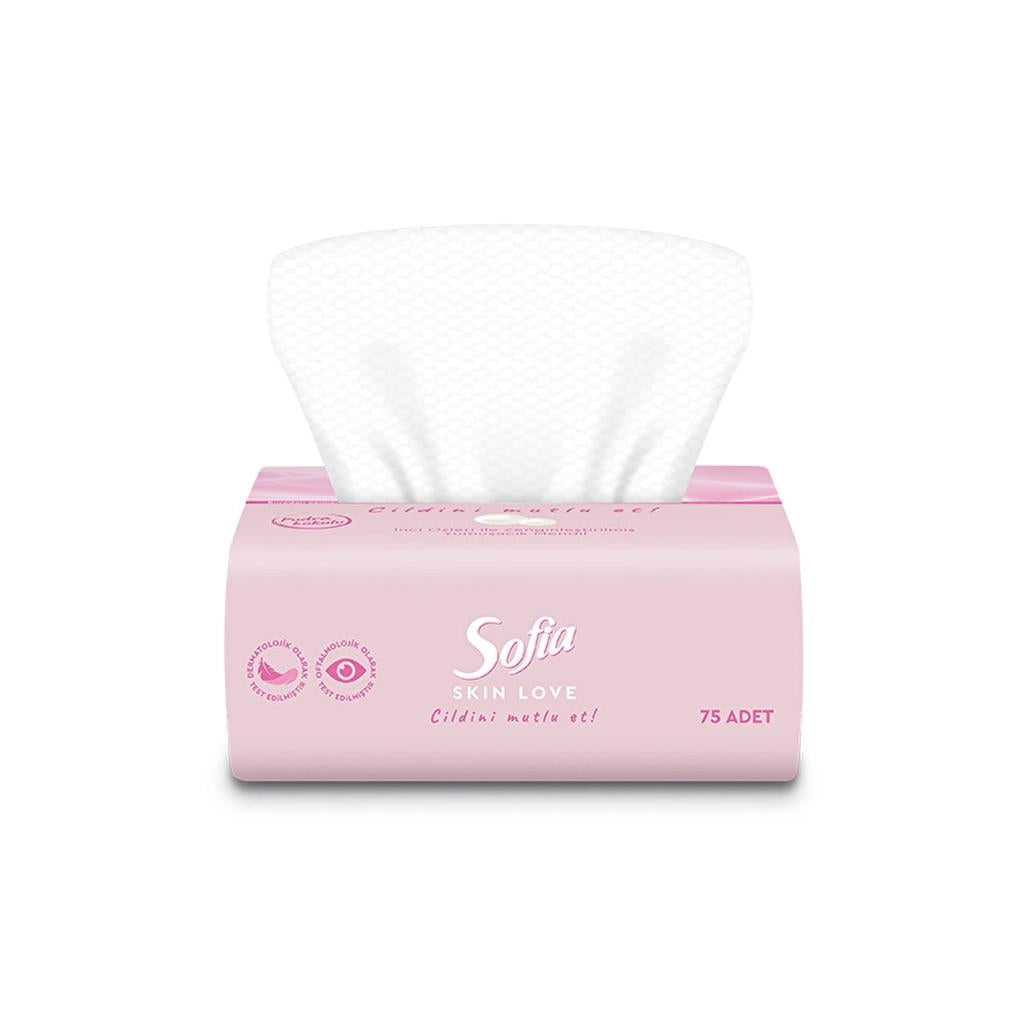 Sofia Skin Love Powder Scented Wipes for Fresh Skin 75 Count by Beauty Care Bag