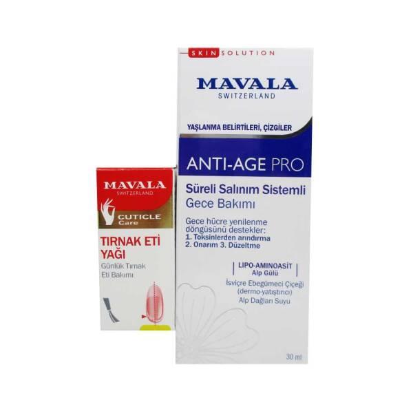 Mavala Anti-Age Pro Time Release System Night Care Cream - Anti-Aging Night Cream with Watercress Extract and Alpine Rose Extract by Beauty Care Bag