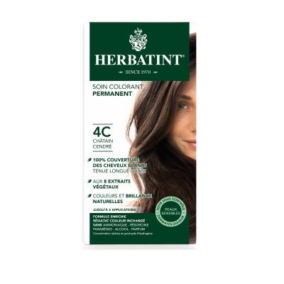 Herbatint Ash Chestnut 4C Hair Dye: Natural, Ammonia-Free Hair Color for Sensitive Scalp & Grey Coverage by Beauty Care Bag
