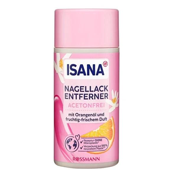 Isana Acetone-Free Nail Polish Remover: Gentle, Effective Care for Fragile Nails - Nourishing Oils & Microplastic-Free by Beauty Care Bag