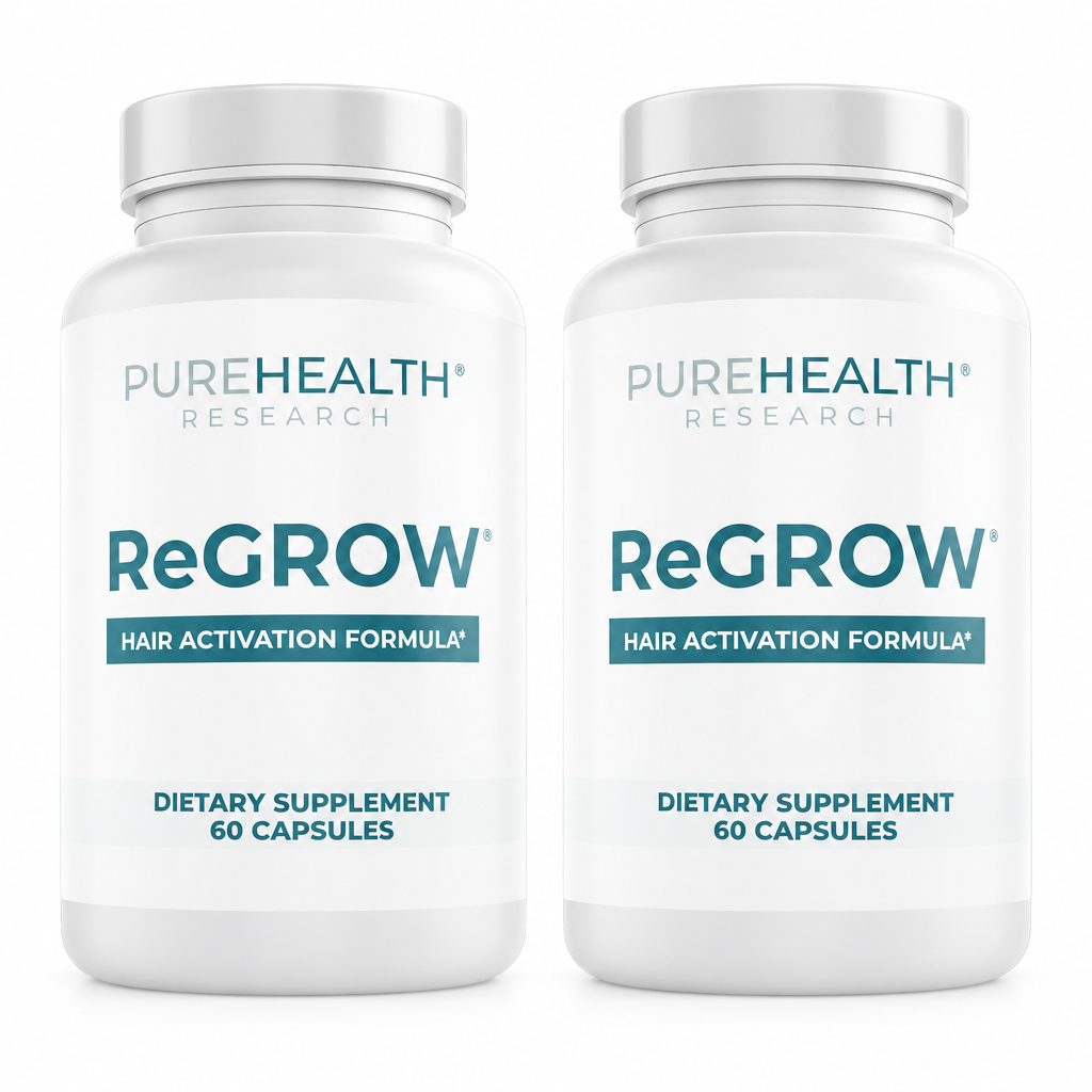 ReGrow Hair Growth Vitamins with Biotin, Hair Supplement by PureHealth Research by Shahmori