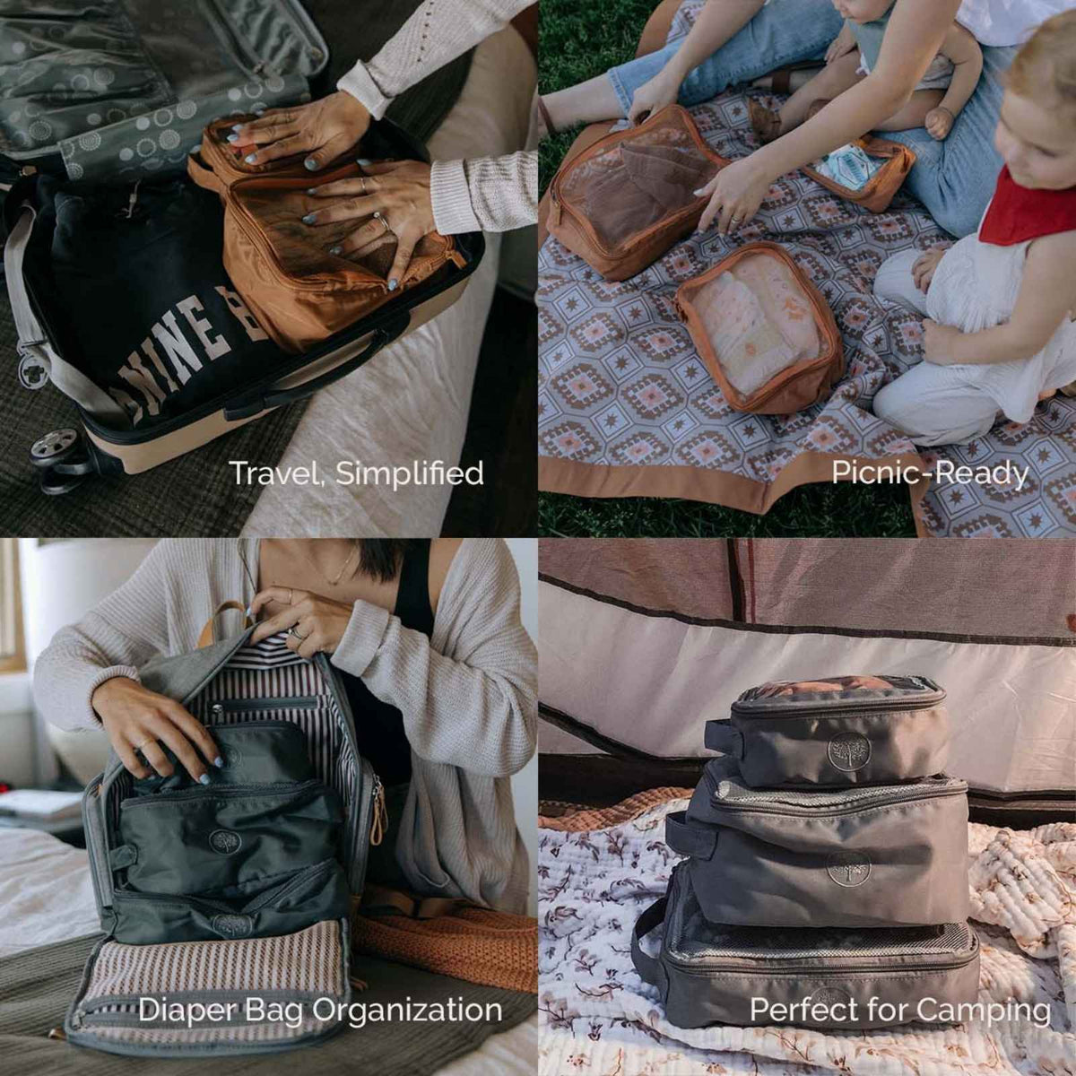 Packing Cube Set by Parker Baby Co.