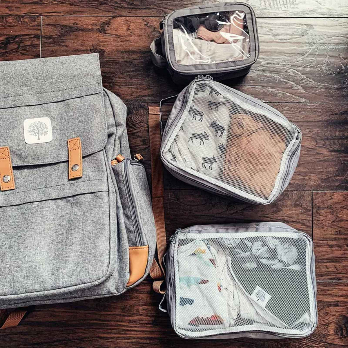 Packing Cube Set by Parker Baby Co.