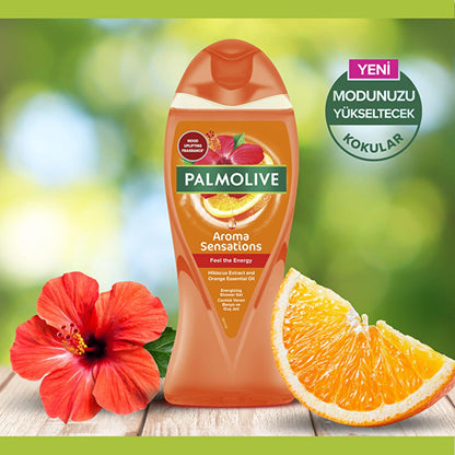 Palmolive Aroma Sensations Energizing Bath and Shower Gel with Amber Flower ExtractShower GelTorqelo.com