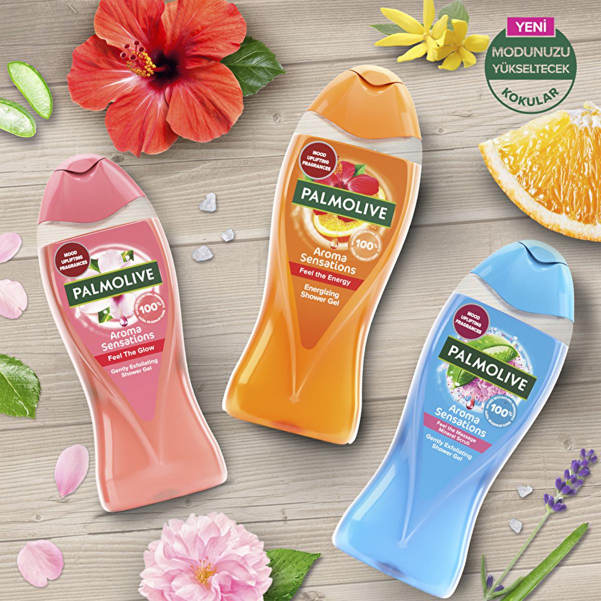 Palmolive Aroma Sensations Energizing Bath and Shower Gel with Amber Flower ExtractShower GelTorqelo.com