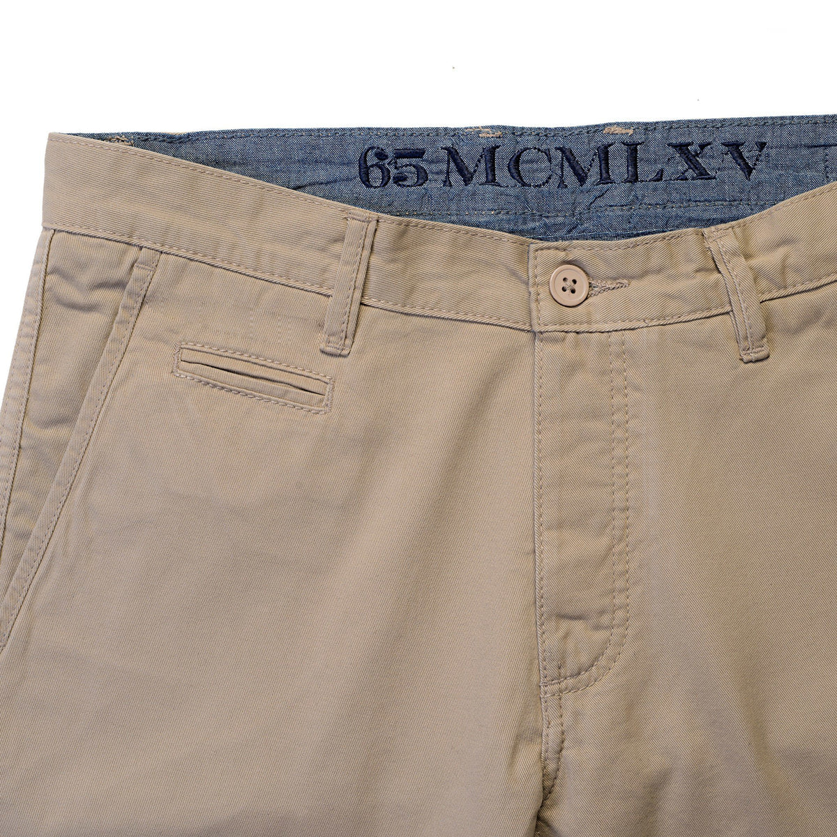 65 MCMLXV men's khaki chino pant, view 6
