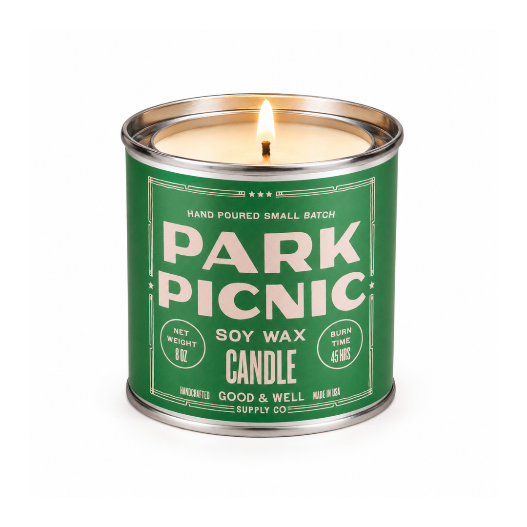 Park Picnic Soy Candle by Good & Well Supply Co.