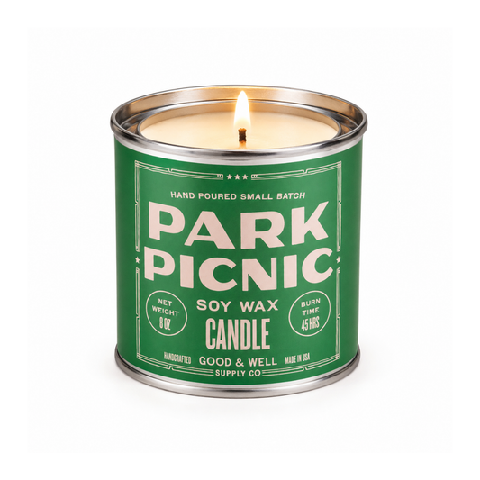 Park Picnic Soy Candle by Good & Well Supply Co.