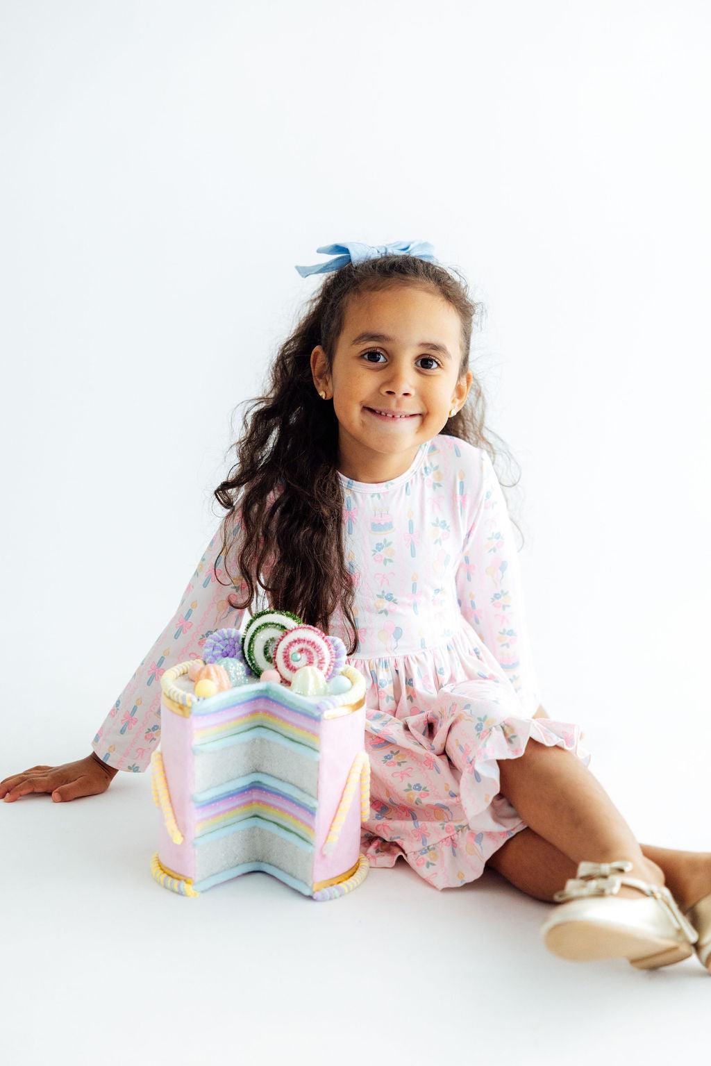 Party Time L/S Ruffle Hem Twirl DressTwirl Dress - L/S - Ruffle HemTorqelo.com